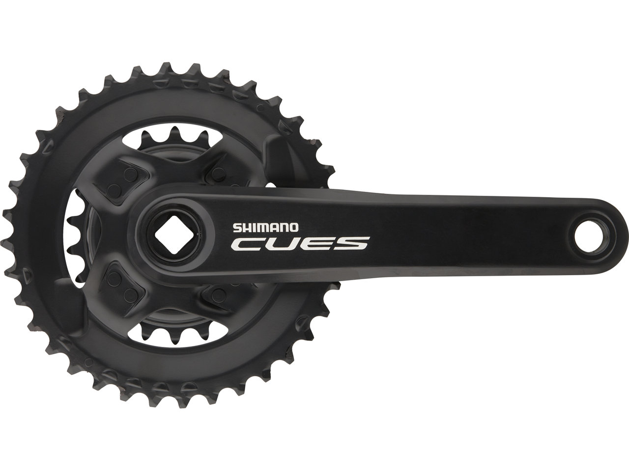 Shimano CUES Kurbelgarnitur FC-U4000-2B Vierkant