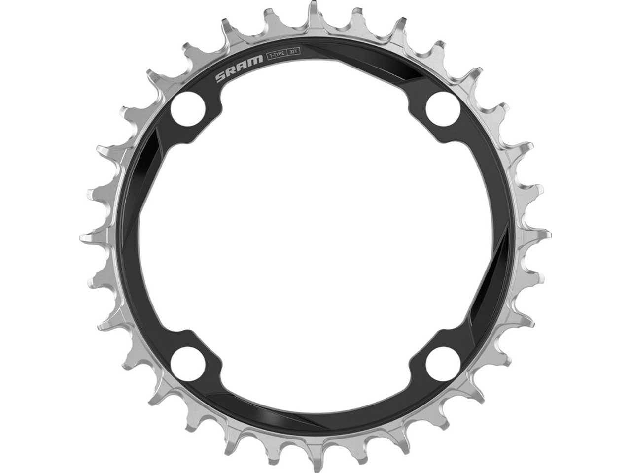 SRAM Kettenblatt T-Type XX Eagle Transmission 4-Arm, 104 mm für Ochain