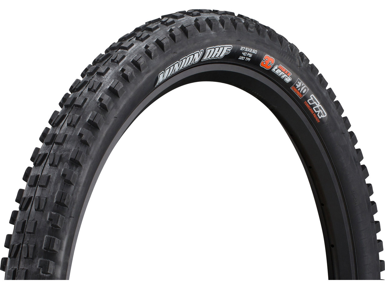 Maxxis Minion DHF+ 3C MaxxTerra EXO TR 27,5+ Faltreifen Maxxis Minion DHF+ 3C MaxxTerra EXO TR 27,5+ Faltreifen