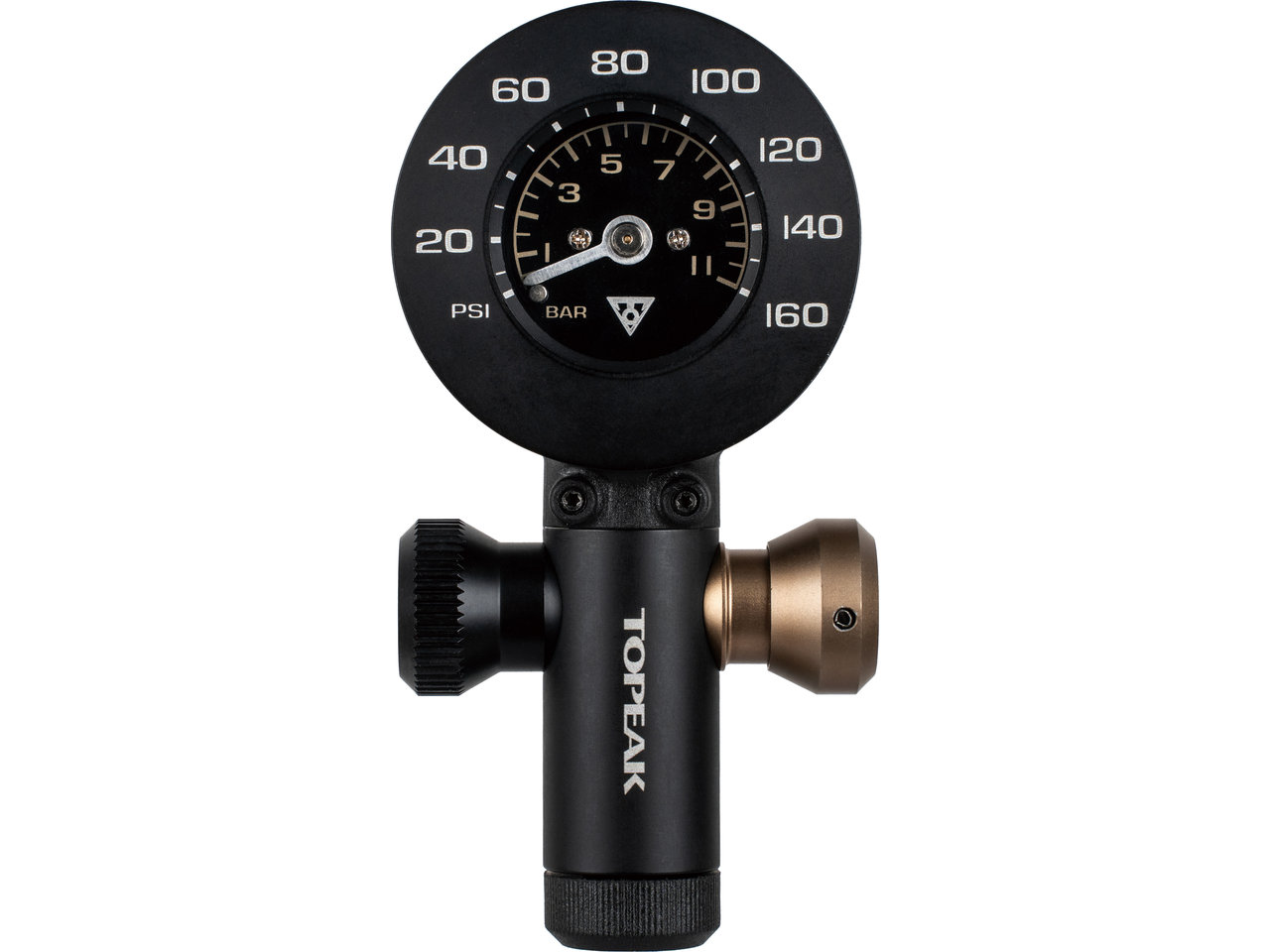 Topeak AirBooster G+ Luftdruckprüfer/CO2-Kartuschenpumpe Topeak AirBooster G+ Luftdruckprüfer/CO2-Kartuschenpumpe