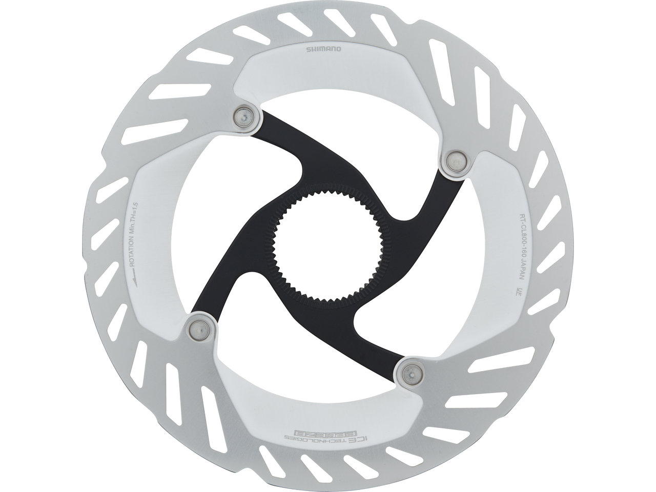 Shimano Bremsscheibe RT-CL800 Center Lock Innenverzahnung für Ultegra / XTR