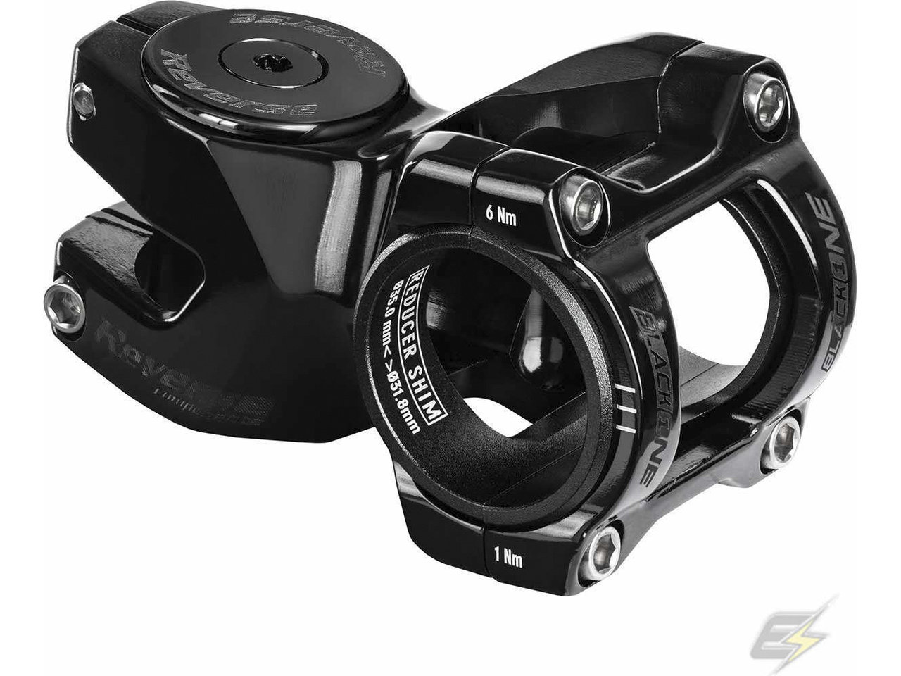 Reverse Components Black-one Titanium 31.8-35 Mm Sykkelstyrestem Reverse Components Black-one Titanium 31.8-35 Mm Sykkelstyrestem