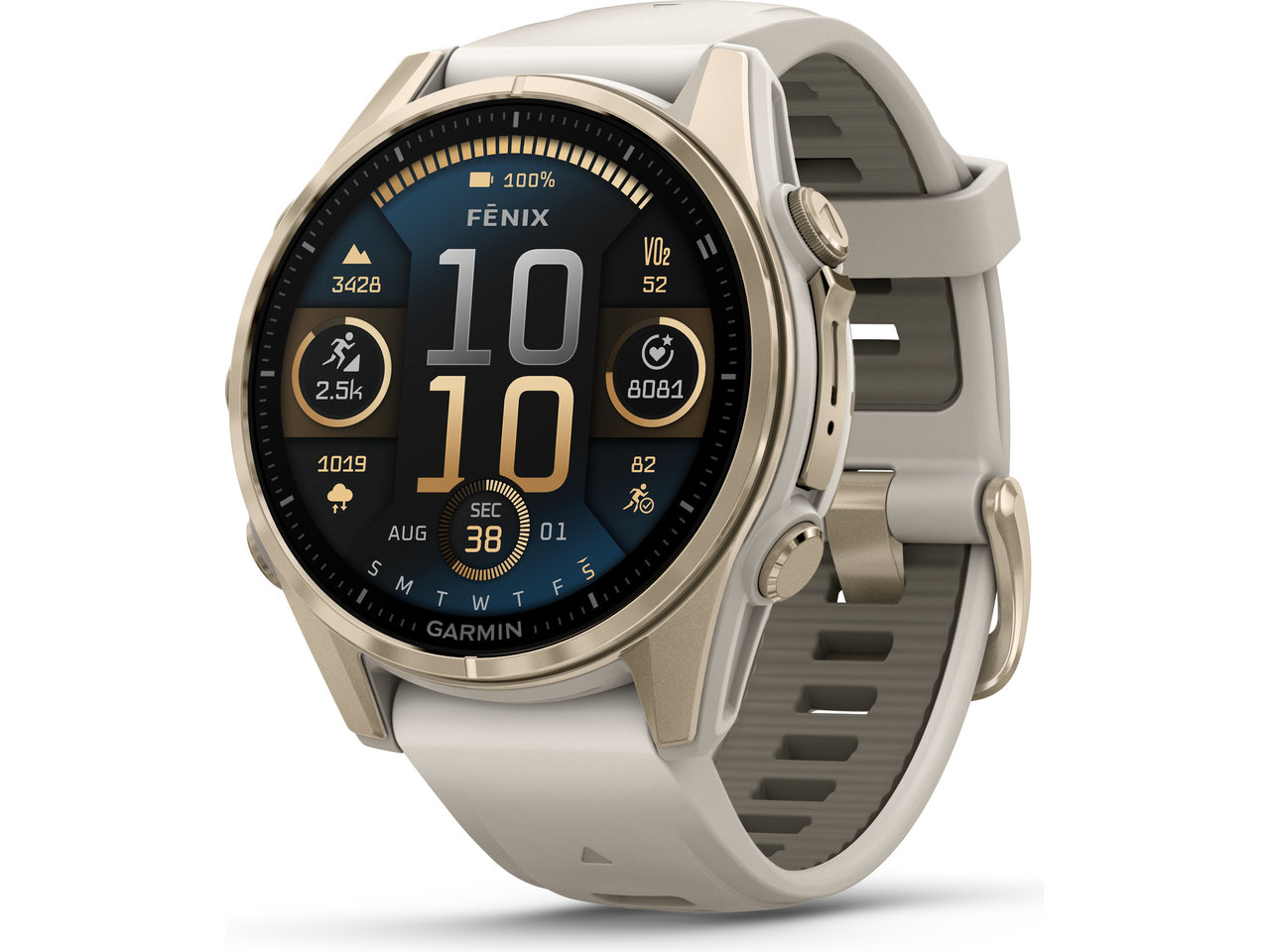 Garmin fenix 8 AMOLED Sapphire Titan GPS 51 mm Multisport-Smartwatch