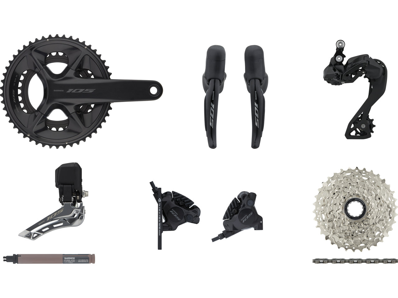 Shimano 105 Di2 R7150 2x12 Groupset - Electronic Shifting | bike