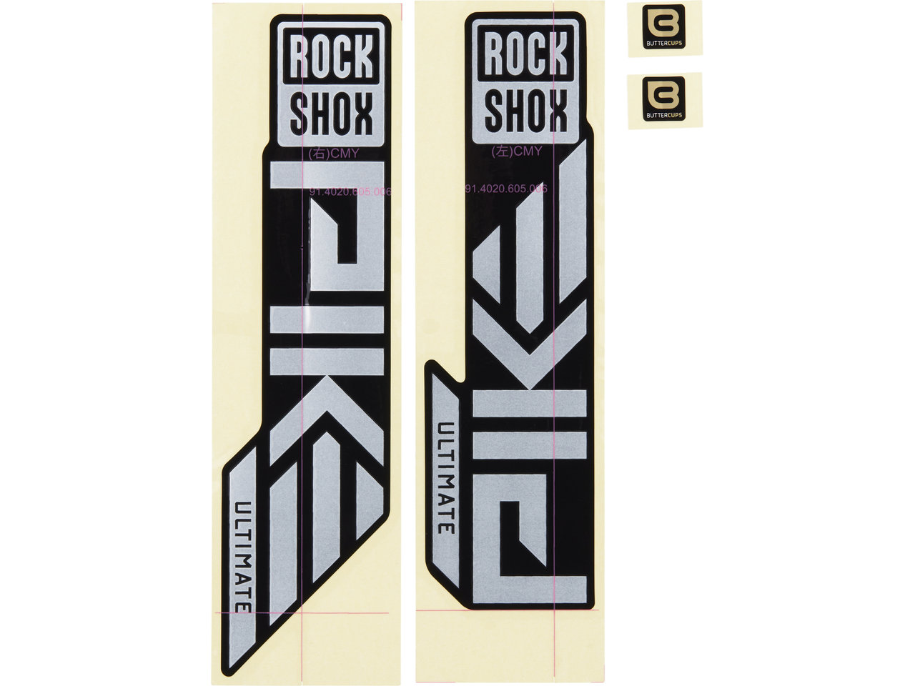 Rock Shox Decal Kit Aufklebersatz für Pike Ultimate ab Modell 2023