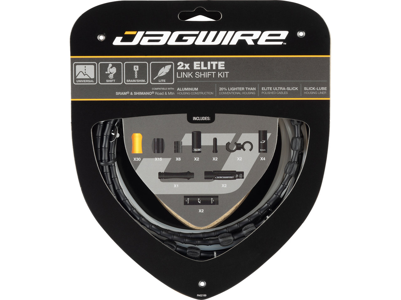 Jagwire 2X Elite Link Schaltzugset