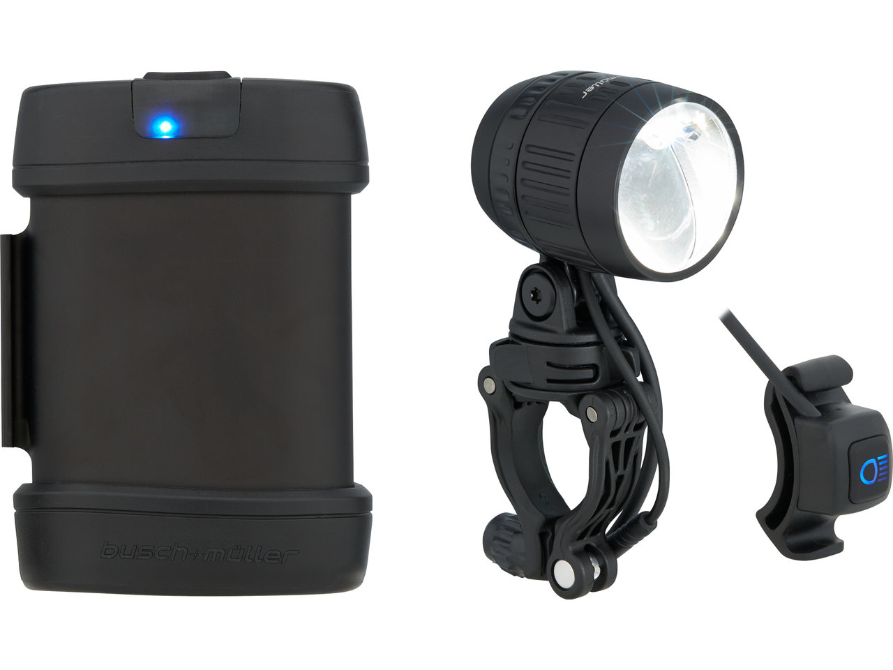 Busch + Müller IQ-XM Speed LED Frontlicht mit StVZO-Zulassung