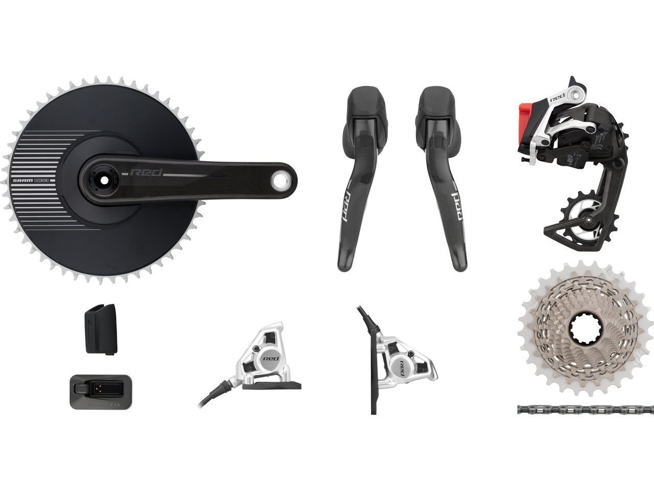 SRAM Red 1 E1 Aero AXS HRD FM Gruppe 1x12-fach 50 | bike-components