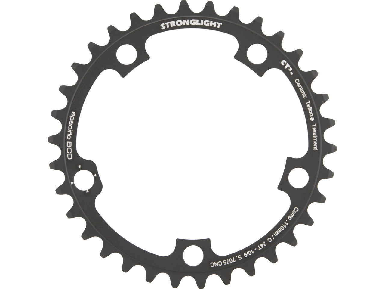 STRONGLIGHT CT2 Road Kettenblatt Campagnolo 9-/10-fach, 5-Arm, 110 mm Lochkreis