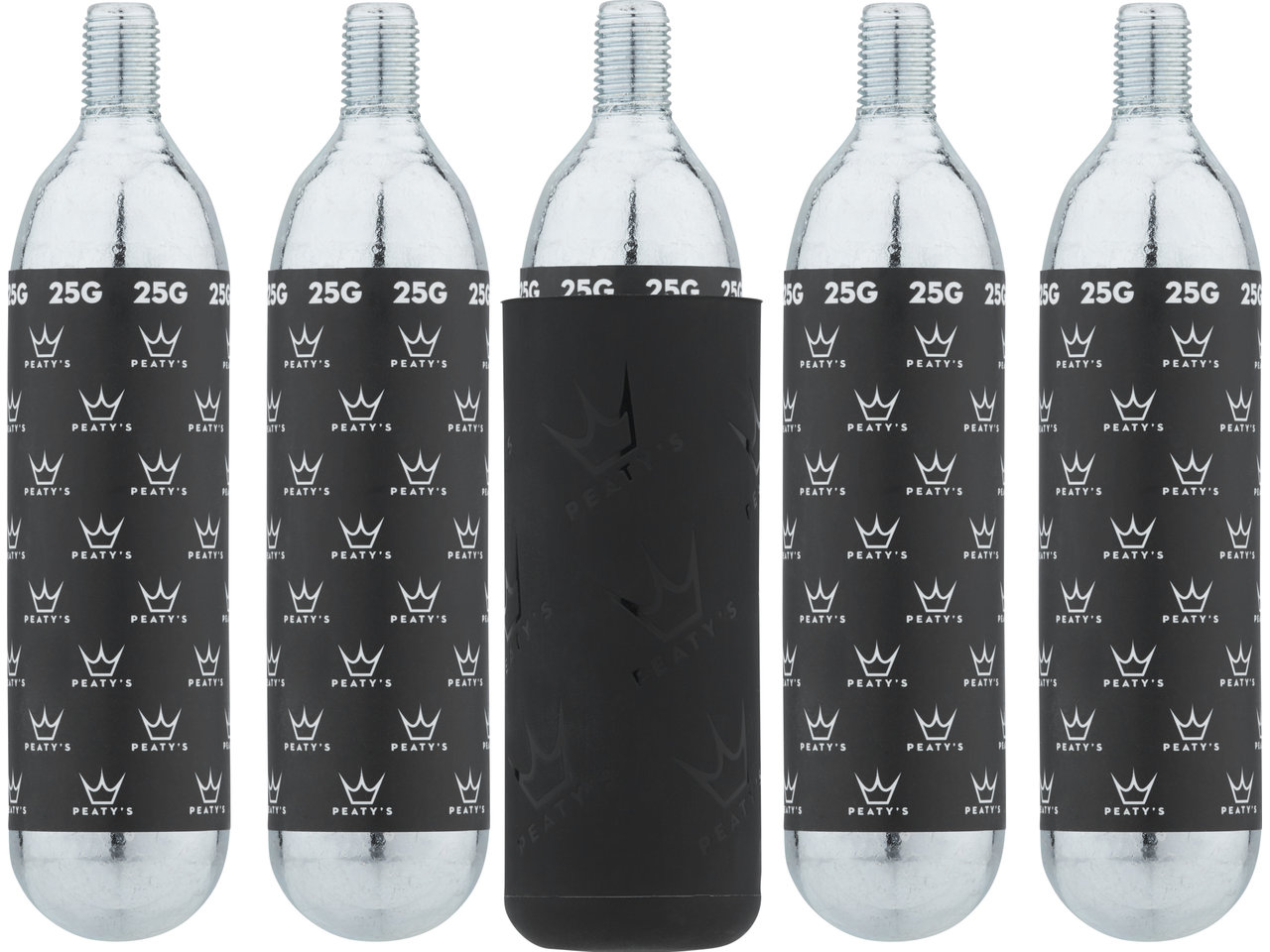 Peaty's Holeshot CO2 Cartridge Ersatzkartuschen 25 g - 5 Stück