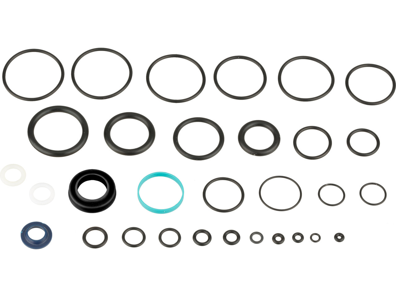 FOX Factory Damper Rebuild Dichtungskit für DHX2 Modell 2016 - 2020 FOX Factory Damper Rebuild Dichtungskit für DHX2 Modell 2016 - 2020
