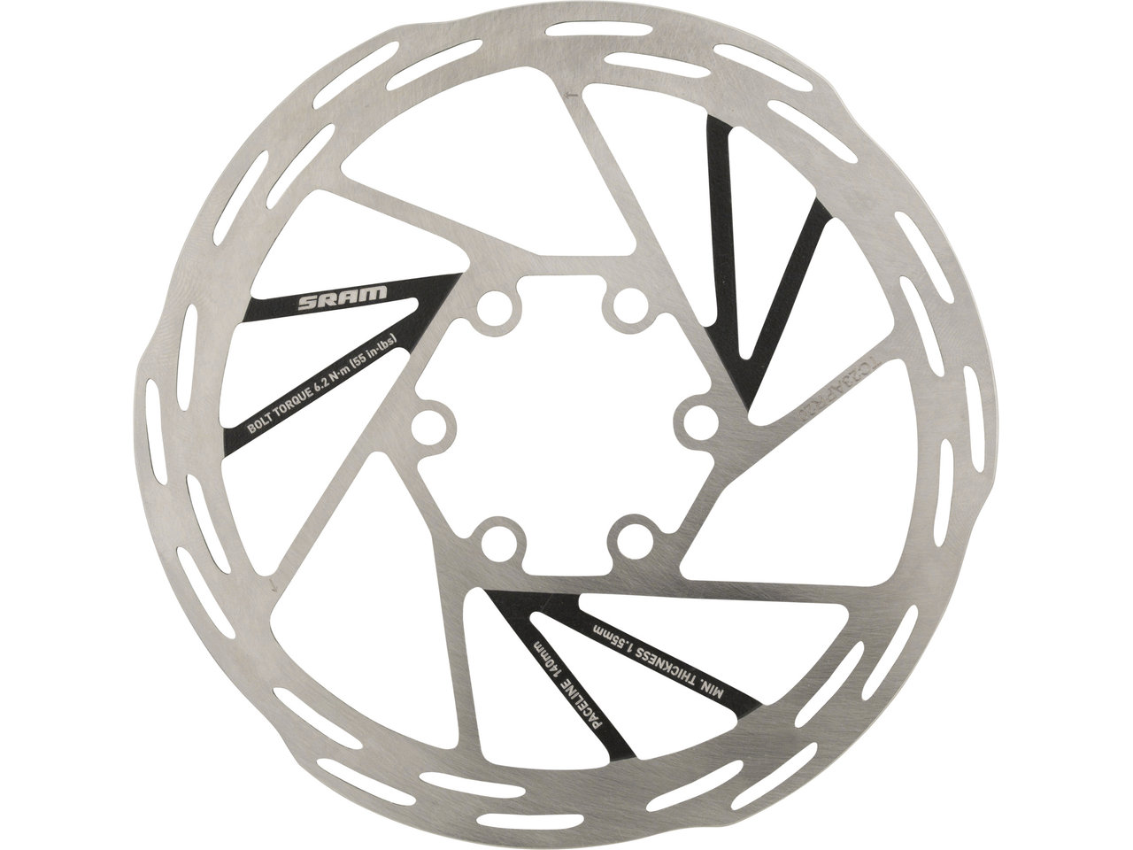 SRAM Paceline Rounded 6-Loch Bremsscheibe SRAM Paceline Rounded 6-Loch Bremsscheibe
