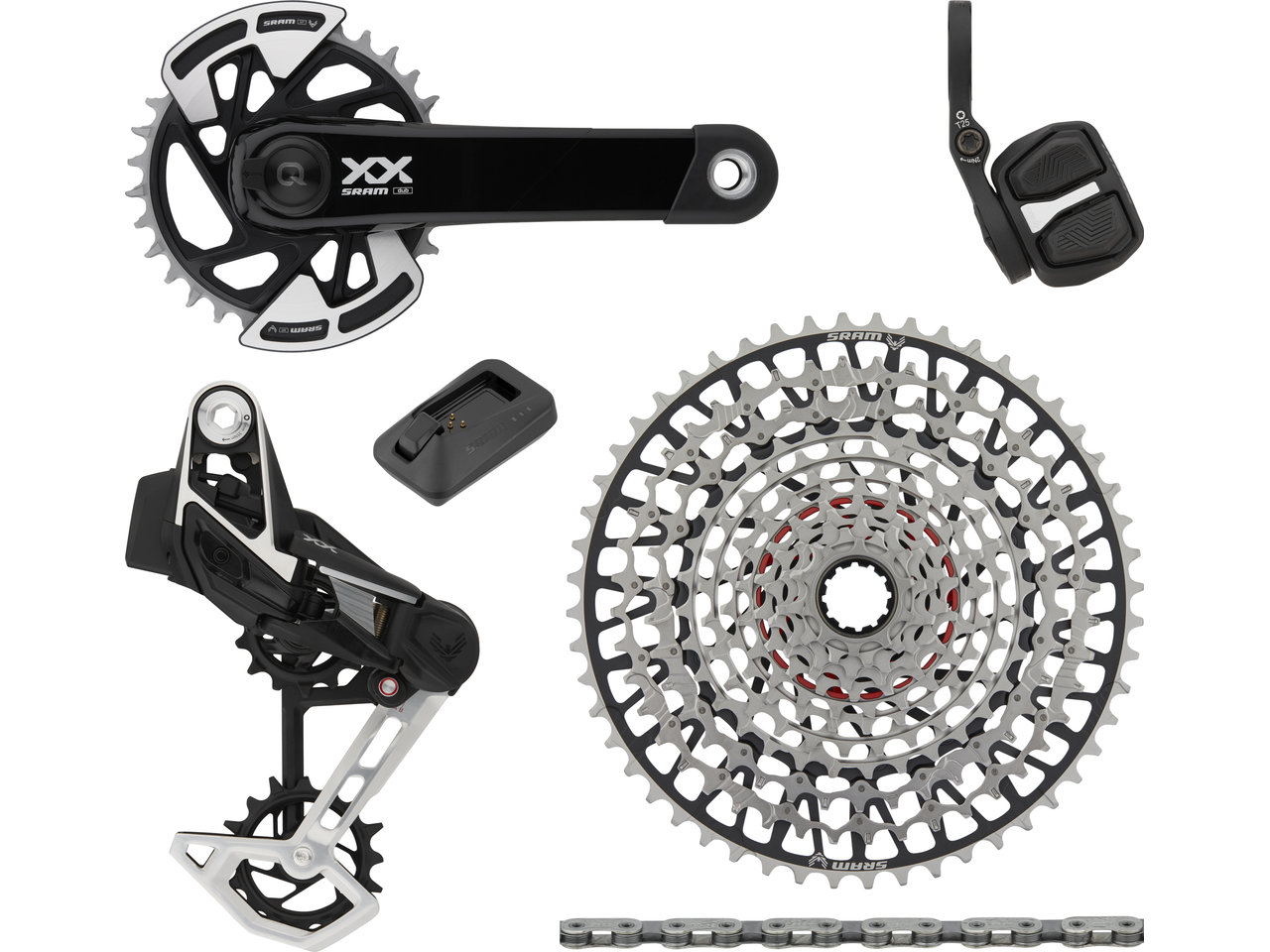 SRAM XX Eagle Transmission AXS Powermeter 1x12-fach Gruppe SRAM XX Eagle Transmission AXS Powermeter 1x12-fach Gruppe
