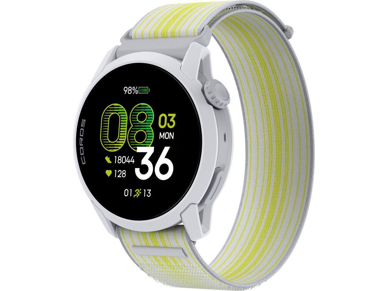 COROS Pace 4 mit Nylon-Armband Multisport-Smartwatch