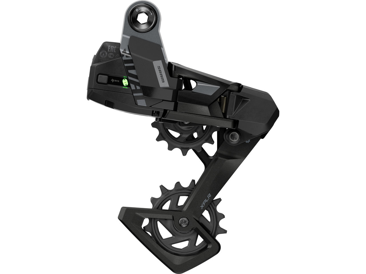 SRAM Rival E1 XPLR AXS Schaltwerk 13-fach, Black, 13s, Max 46t SRAM Rival E1 XPLR AXS Schaltwerk 13-fach, Black, 13s, Max 46t