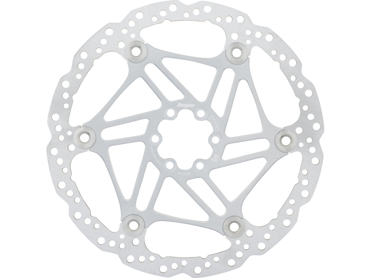 Bremsscheibe V4 Vented Floating 6-loch Für Tech V