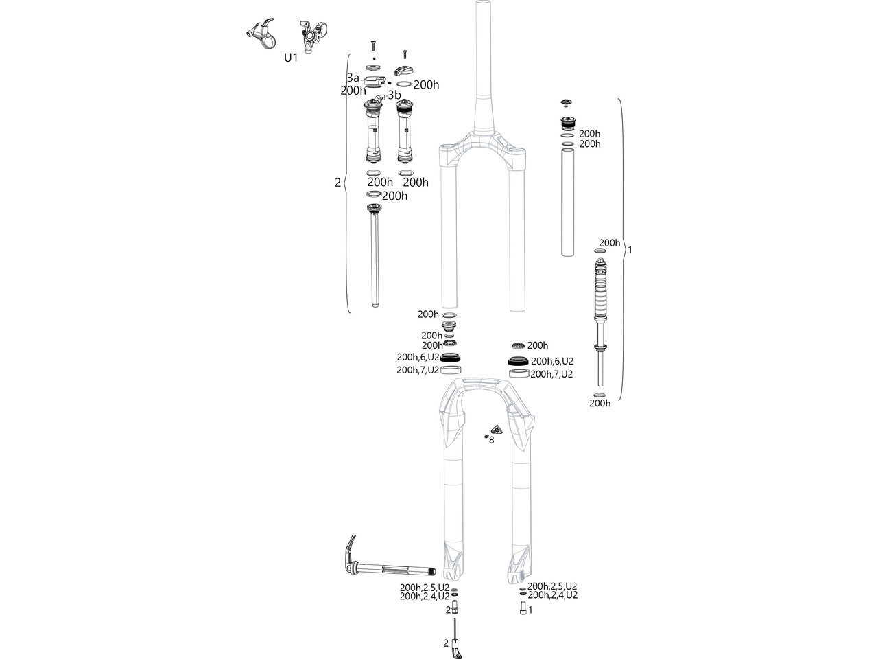 Palancas y kits de repuesto RockShox | bike-components