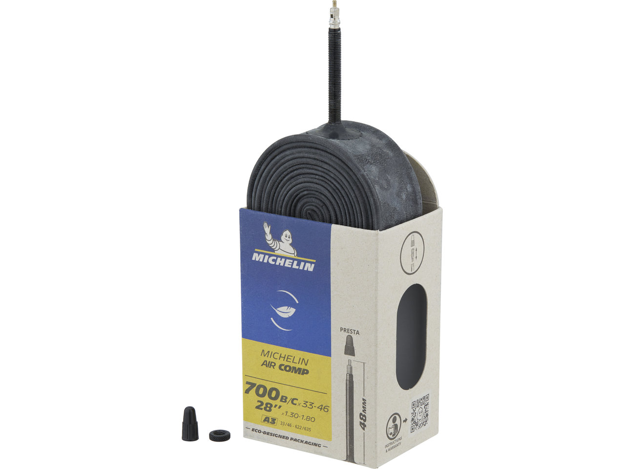 Michelin Schlauch A3 Aircomp für 28" Michelin Schlauch A3 Aircomp für 28"