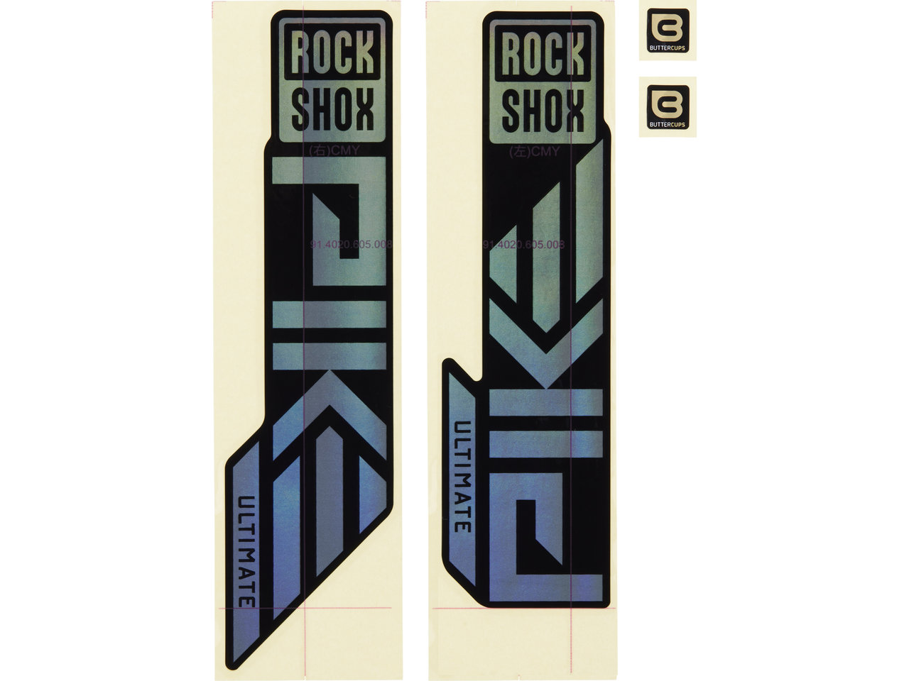 Rock Shox Decal Kit Aufklebersatz für Pike Ultimate ab Modell 2023