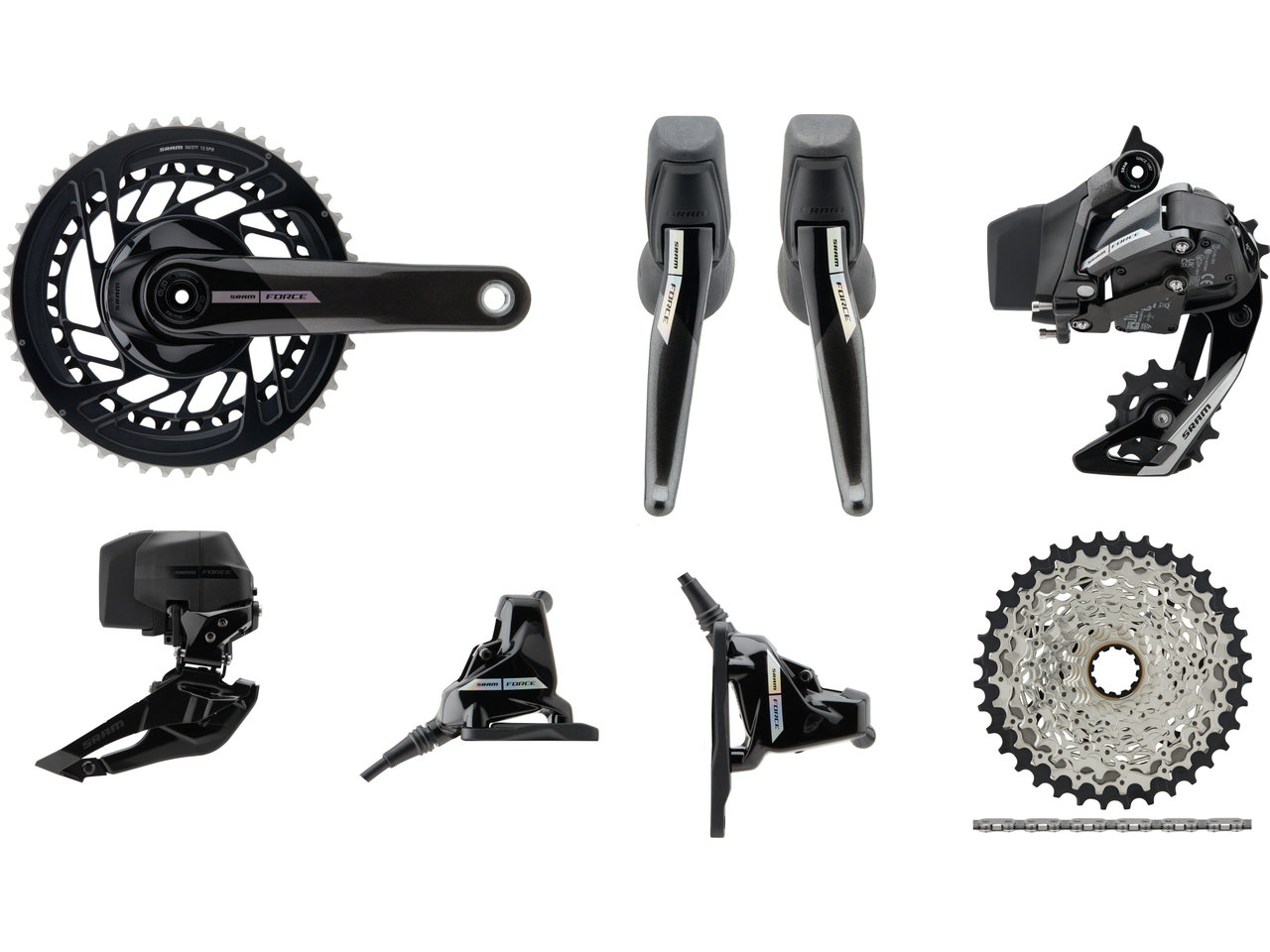 SRAM Force D2 AXS HRD FM 2x12-speed 37-50 Groupset bike-components