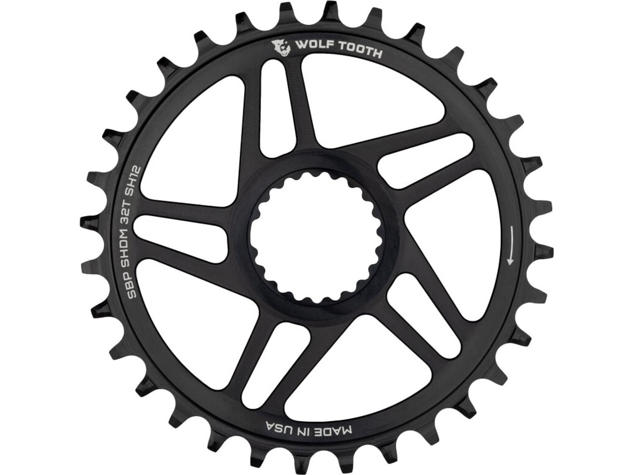 Wolf Tooth Direct Mount Boost Kettenblatt Shimano für HG+ 12-fach Kette Wolf Tooth Direct Mount Boost Kettenblatt Shimano für HG+ 12-fach Kette