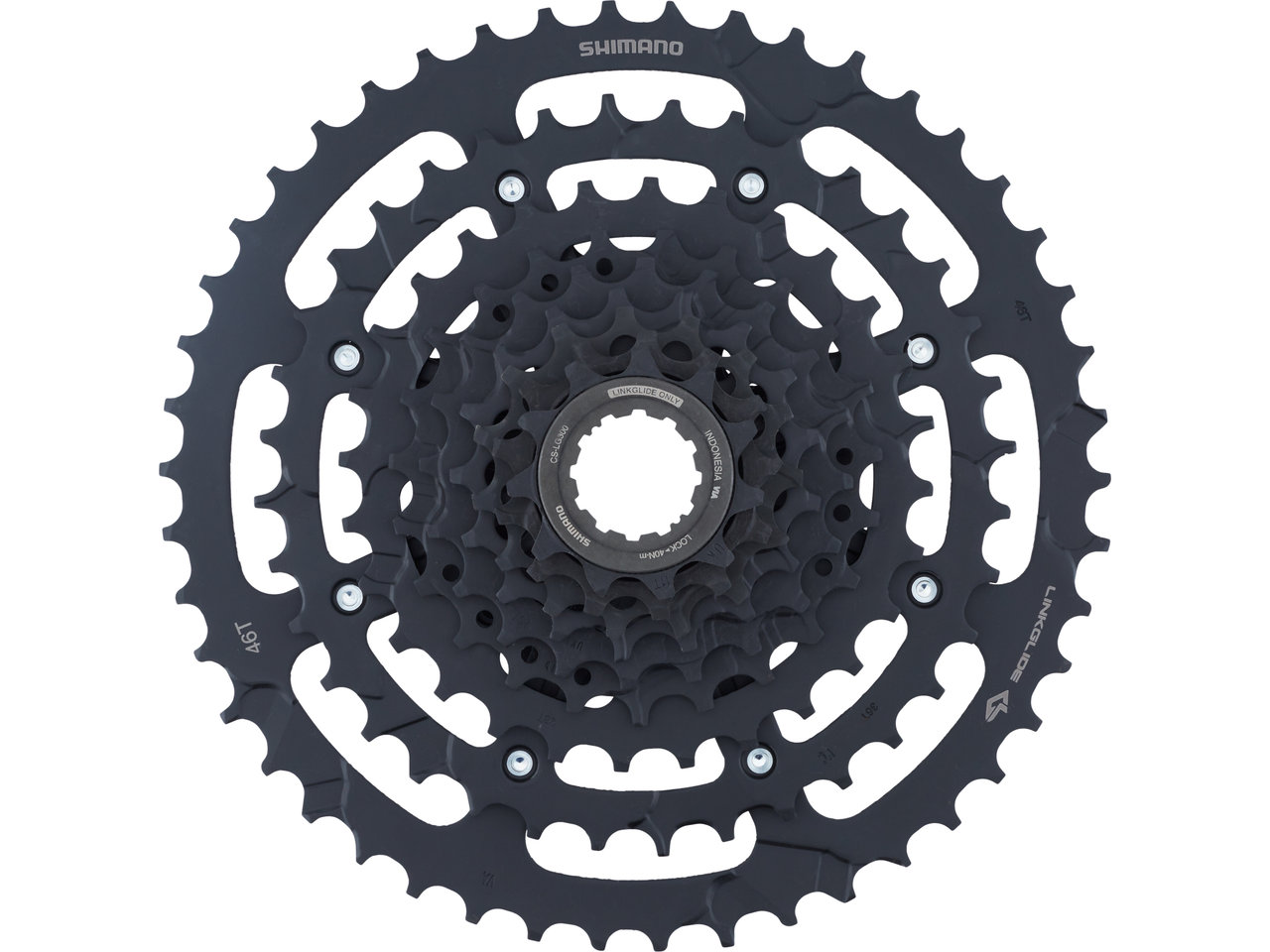 Shimano Kassette CS-LG300-9 Linkglide 9-fach Shimano Kassette CS-LG300-9 Linkglide 9-fach