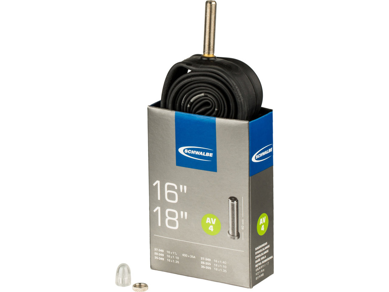 Schwalbe Schlauch 4 für 16" - 18" Schwalbe Schlauch 4 für 16" - 18"