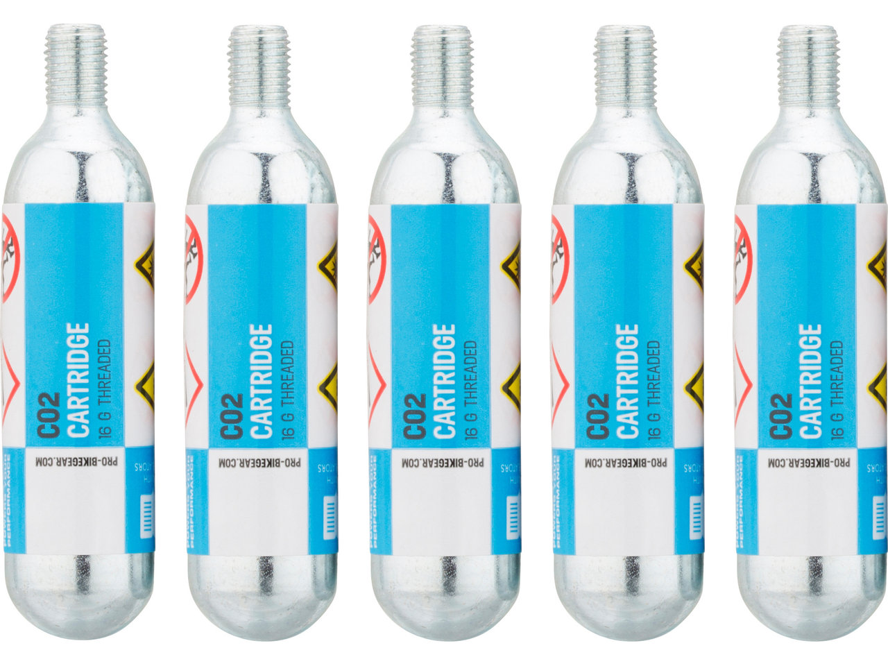 PRO CO2 Ersatzkartusche mit Gewinde 25 g - 5 Stück