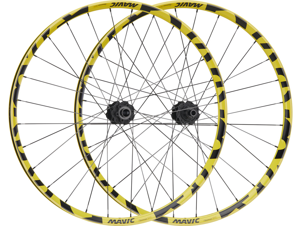 Deemax Dh Yellow Limited Edition Disc 6-loch 29" Boost Laufradsatz