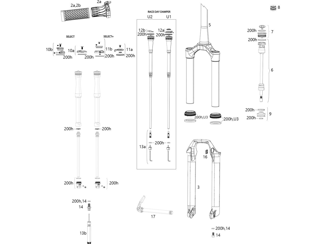 RockShox SID 35 mm Select/Select+/Ultimate Parts | bike-components