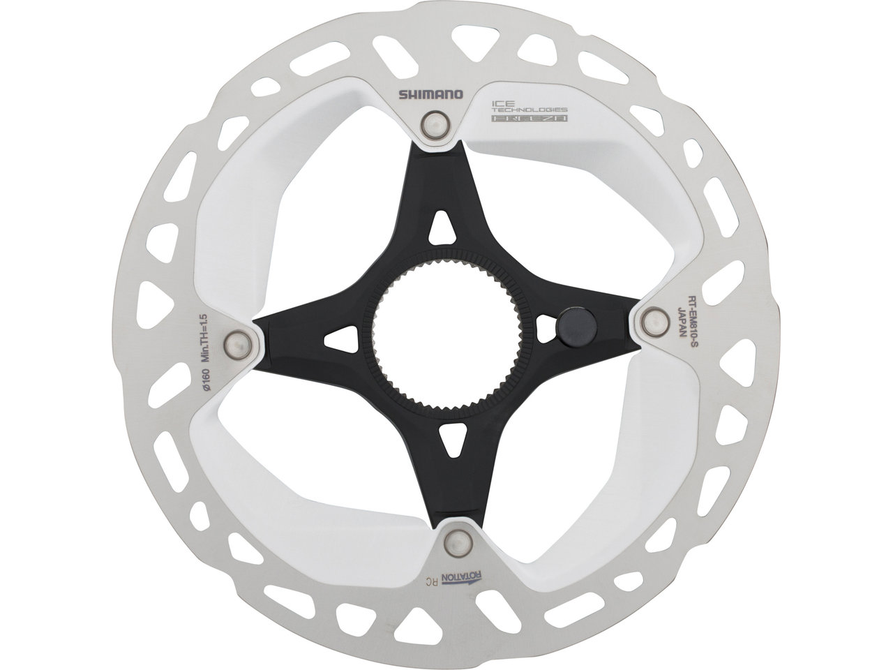 Shimano Bremsscheibe RT-EM810 Center Lock Innenverzahnung für STEPS