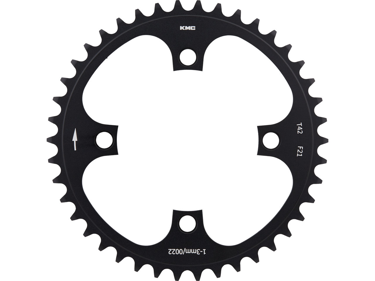 KMC Wide Kettenblatt, 4-Arm, 104 mm Lochkreis KMC Wide Kettenblatt, 4-Arm, 104 mm Lochkreis