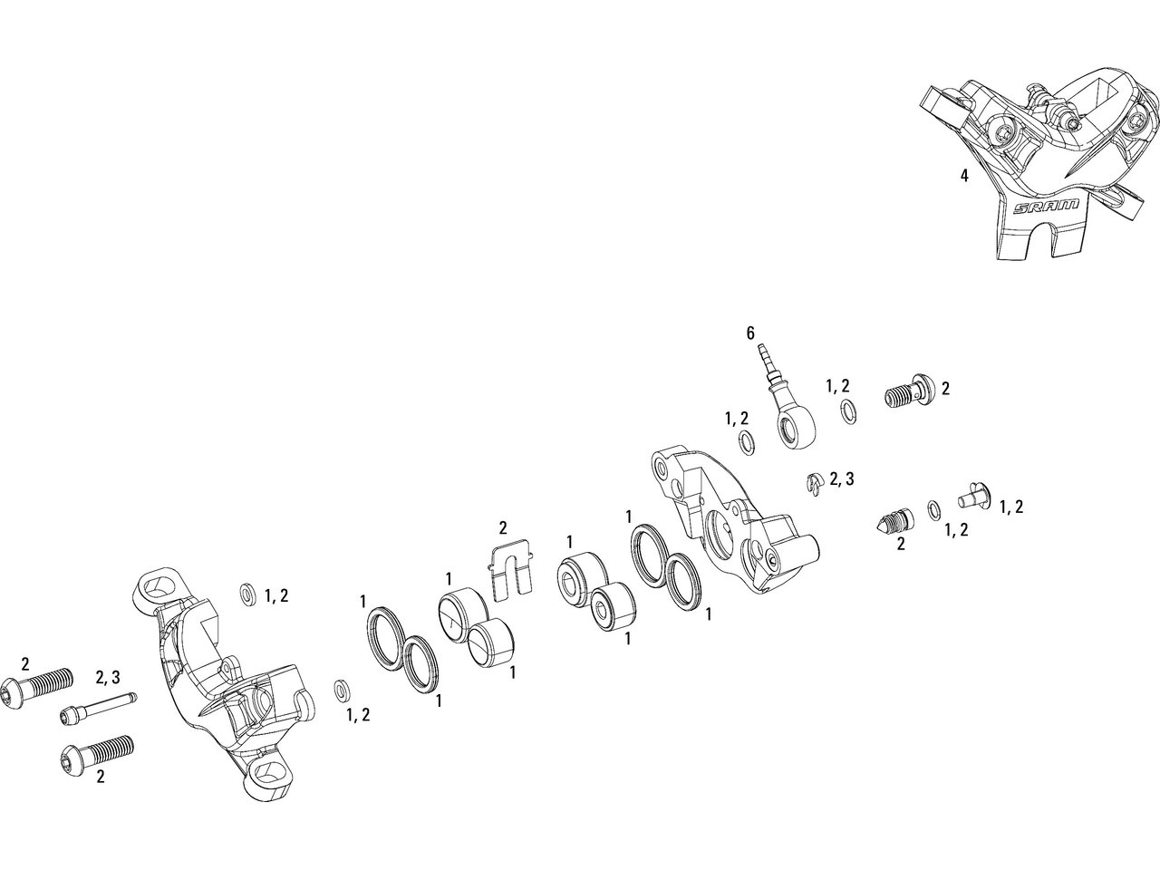 Ersatzteile Guide Rsc (b1) Bremssattel (2017)