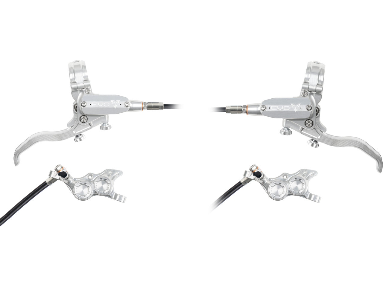 Evo Tr4 V+h Set Scheibenbremse Mit Kunststoffleitung