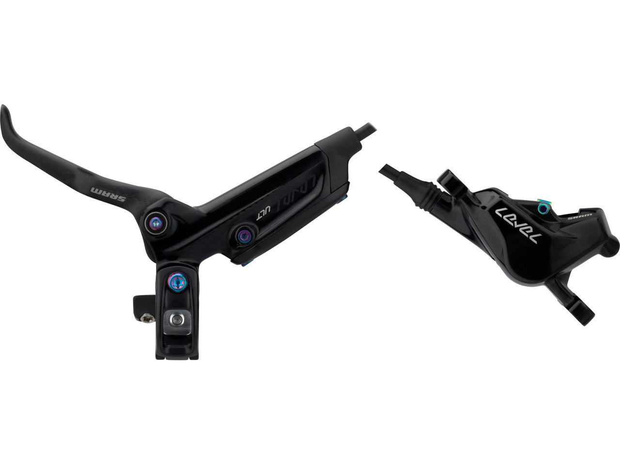 Black anodized-rainbow