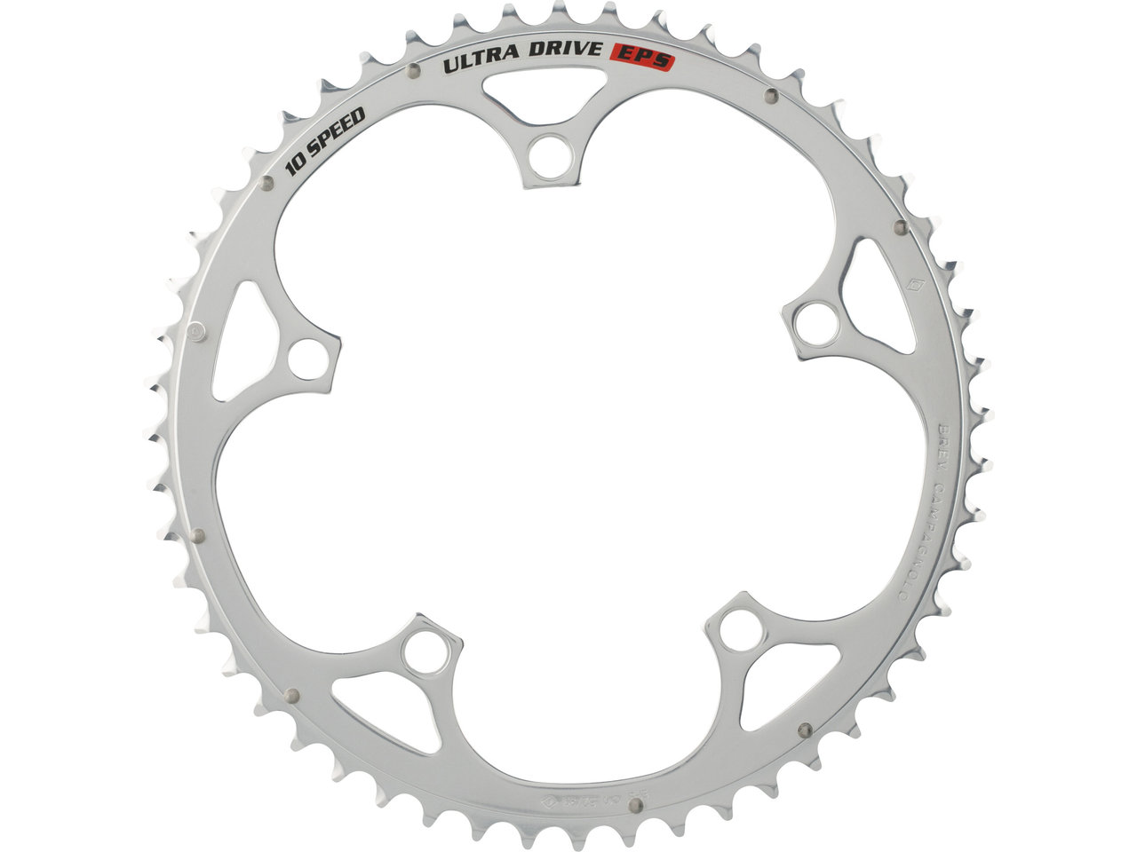 Campagnolo Kettenblatt Record, 10-fach, 5-Arm, außen, 135mm Lochkreis Modell 2003 Campagnolo Kettenblatt Record, 10-fach, 5-Arm, außen, 135mm Lochkreis Modell 2003