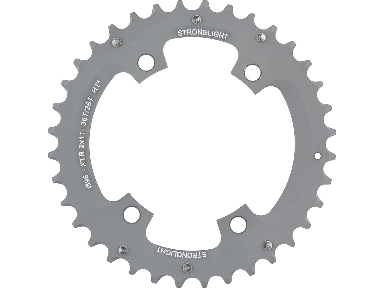 STRONGLIGHT HT3 Kettenblatt Shimano FC-M9000 11-fach, 4-Arm, 96/64 mm Lochkreis STRONGLIGHT HT3 Kettenblatt Shimano FC-M9000 11-fach, 4-Arm, 96/64 mm Lochkreis