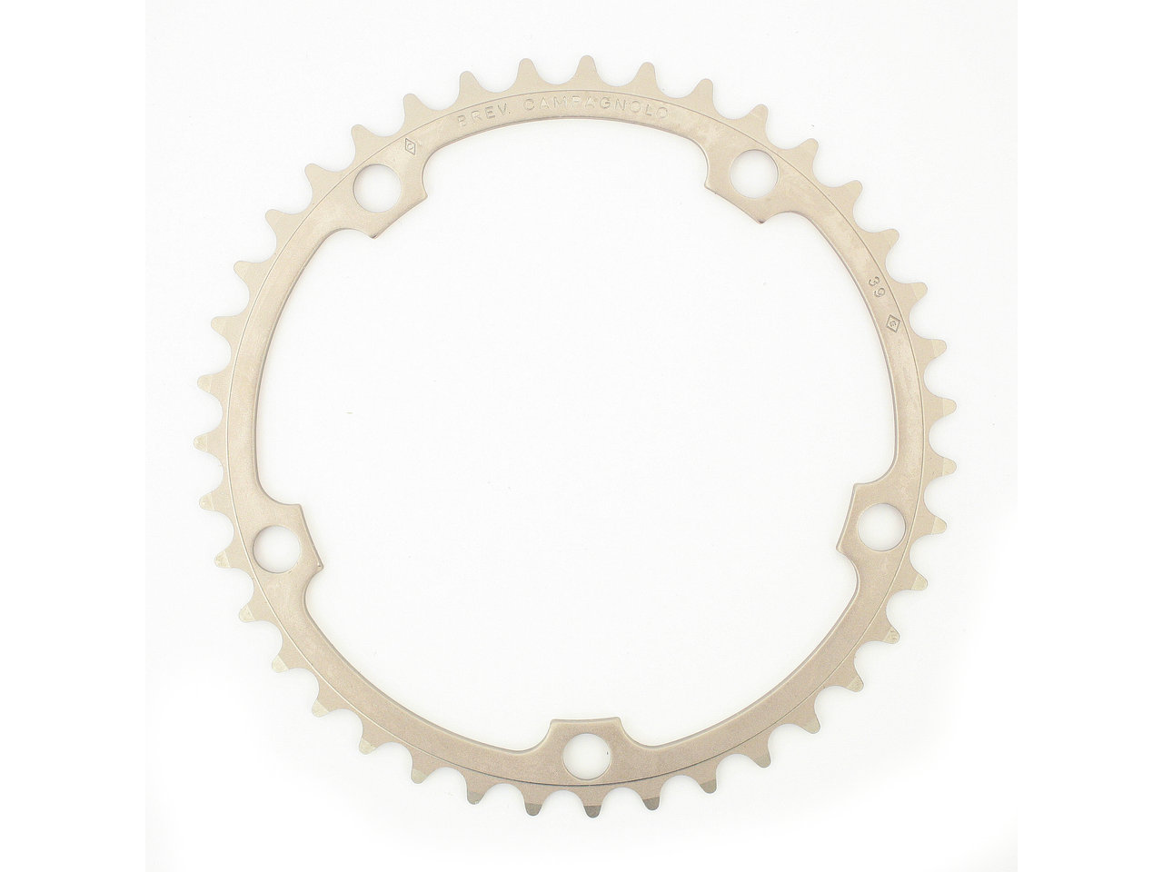 Campagnolo Kettenblatt Record, 10-fach, 5-Arm, 135 mm Lochkreis Modell 2004-2008 Campagnolo Kettenblatt Record, 10-fach, 5-Arm, 135 mm Lochkreis Modell 2004-2008