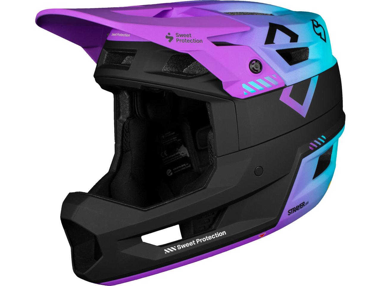 SWEET Protection Strayer 2Vi Mips fullfacehjelm hyper violet fade LTD