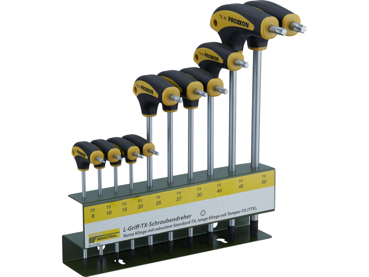 Proxxon L-Griff TX Schraubendrehersatz mit Halter