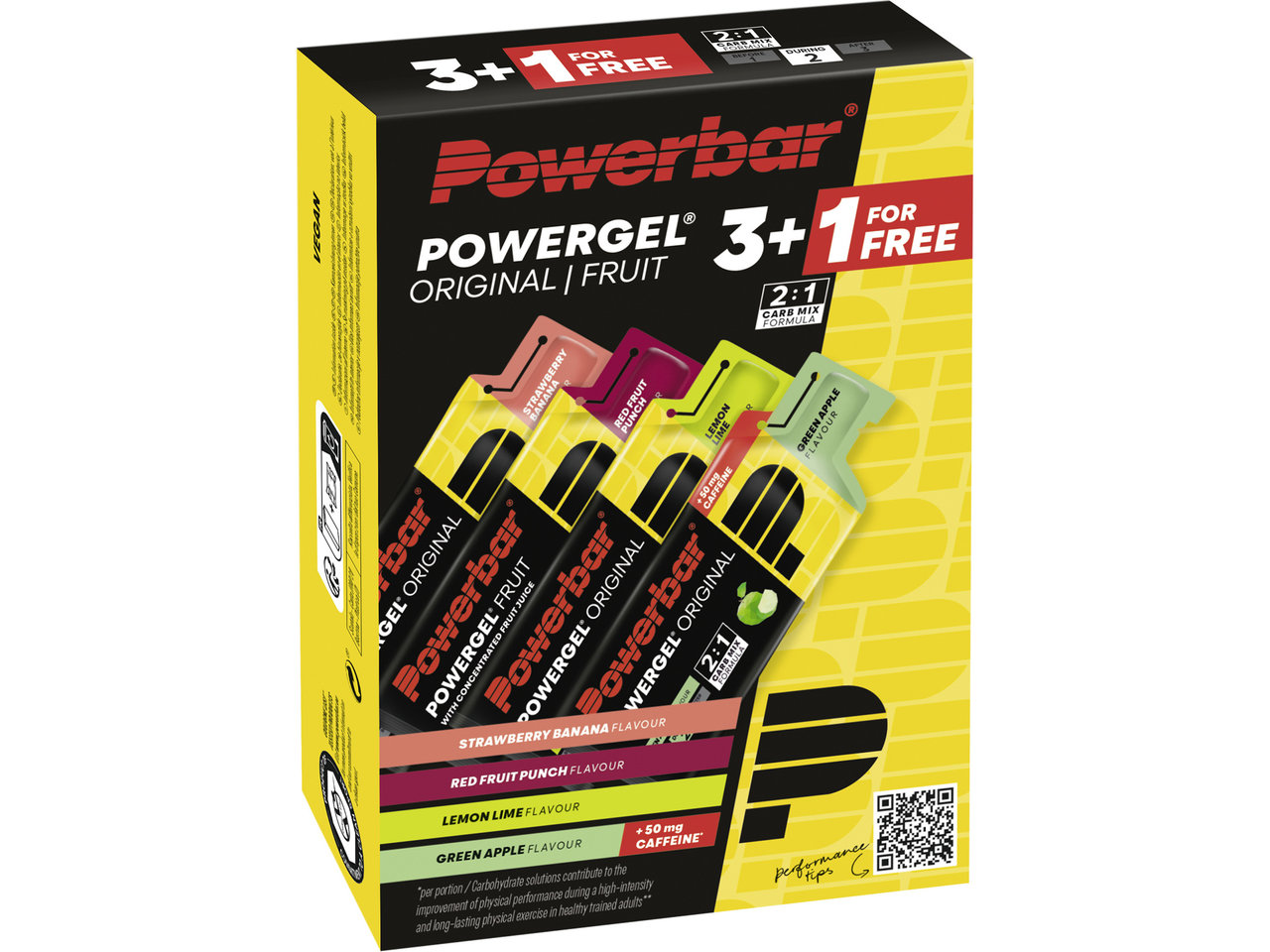 Powerbar PowerGel 3+1 Multipack - 10 Stück Powerbar PowerGel 3+1 Multipack - 10 Stück