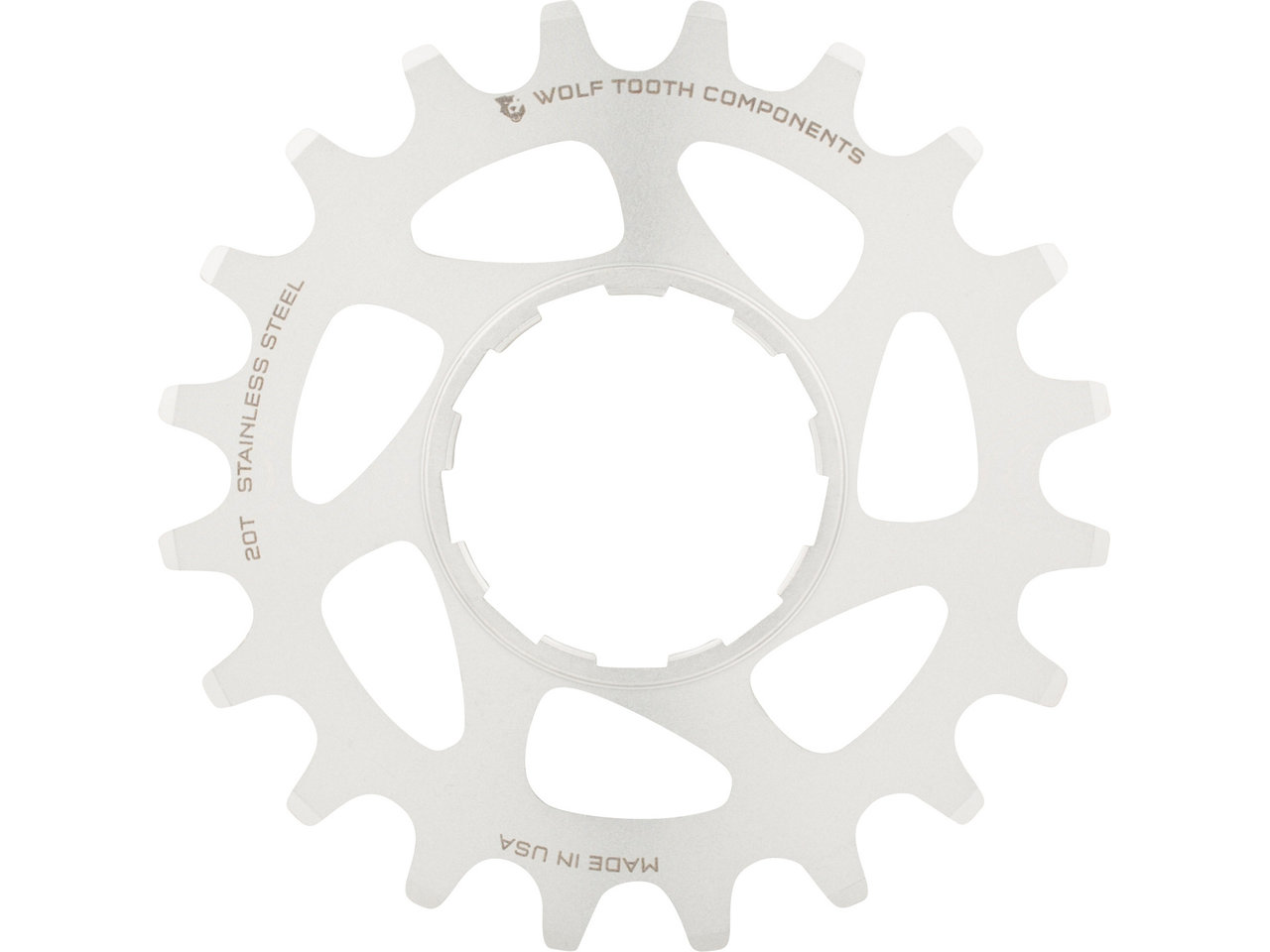 Wolf Tooth Edelstahl Singlespeed Ritzel