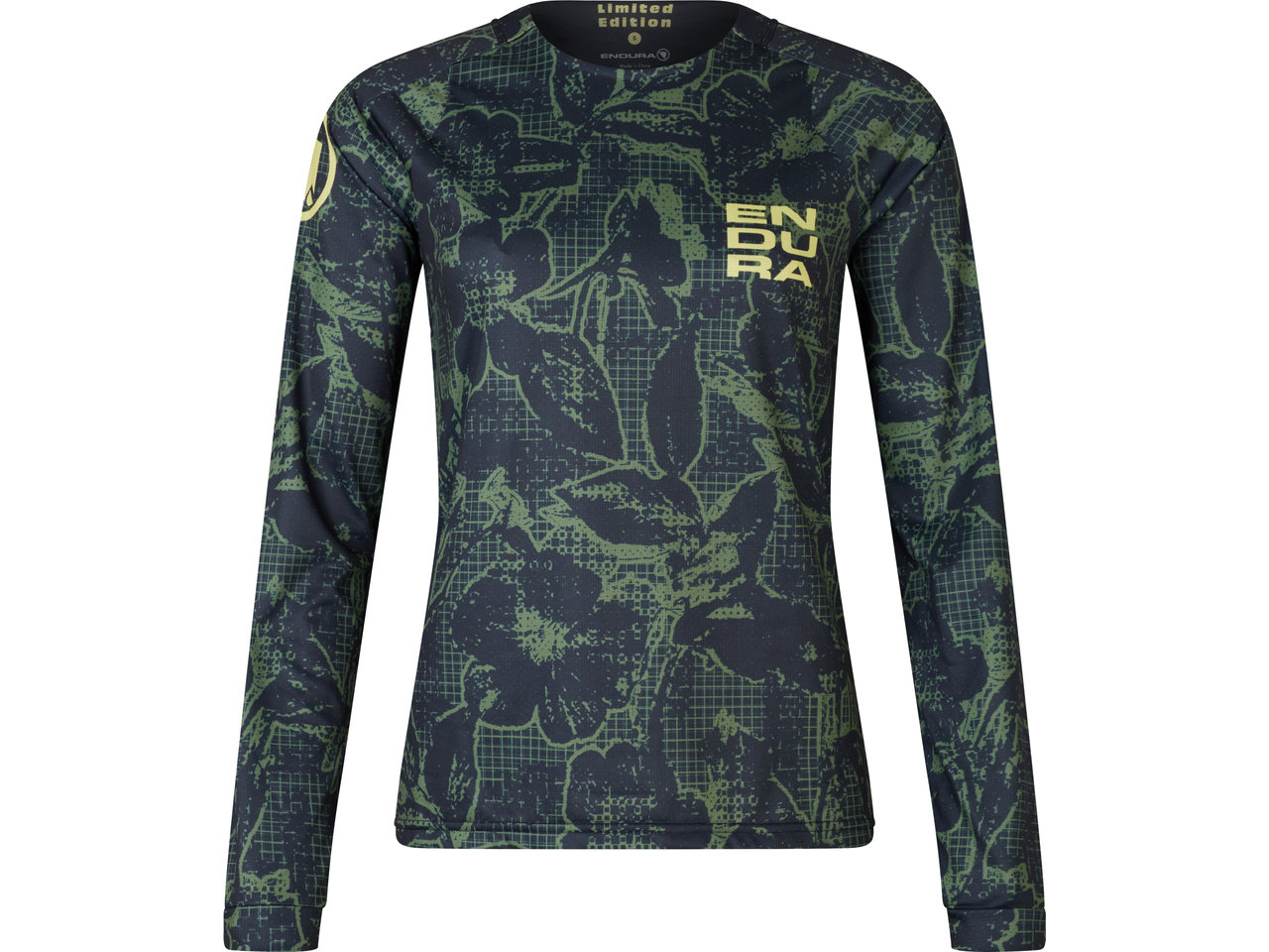 Endura Floral Ltd Langarmet Enduro-sykkeltrøye