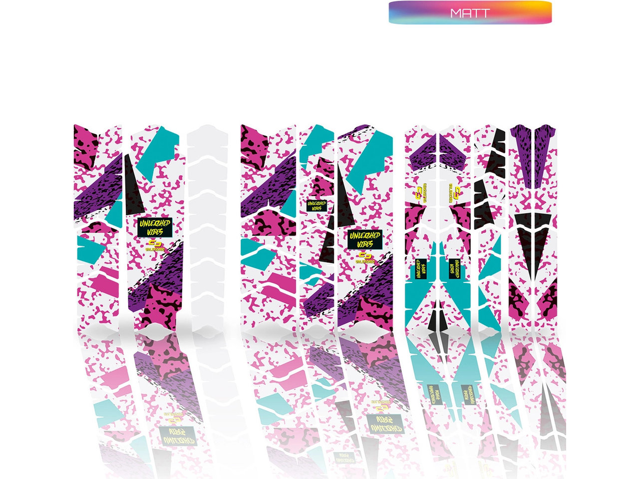Xxl 80er Vibes Color Rahmenschutzfolie