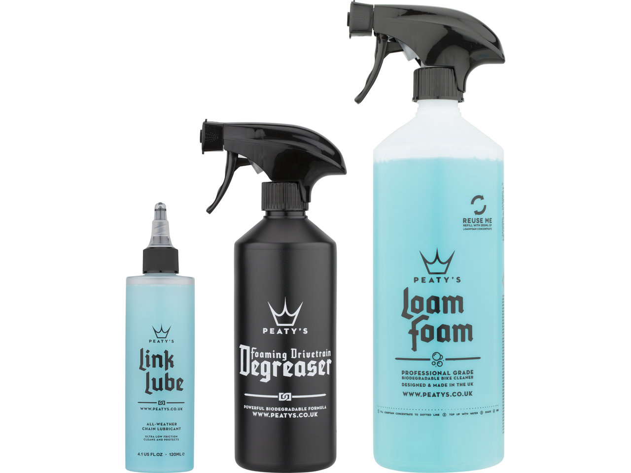 Peaty's Wash Degrease Lubricate Reinigungsset Peaty's Wash Degrease Lubricate Reinigungsset