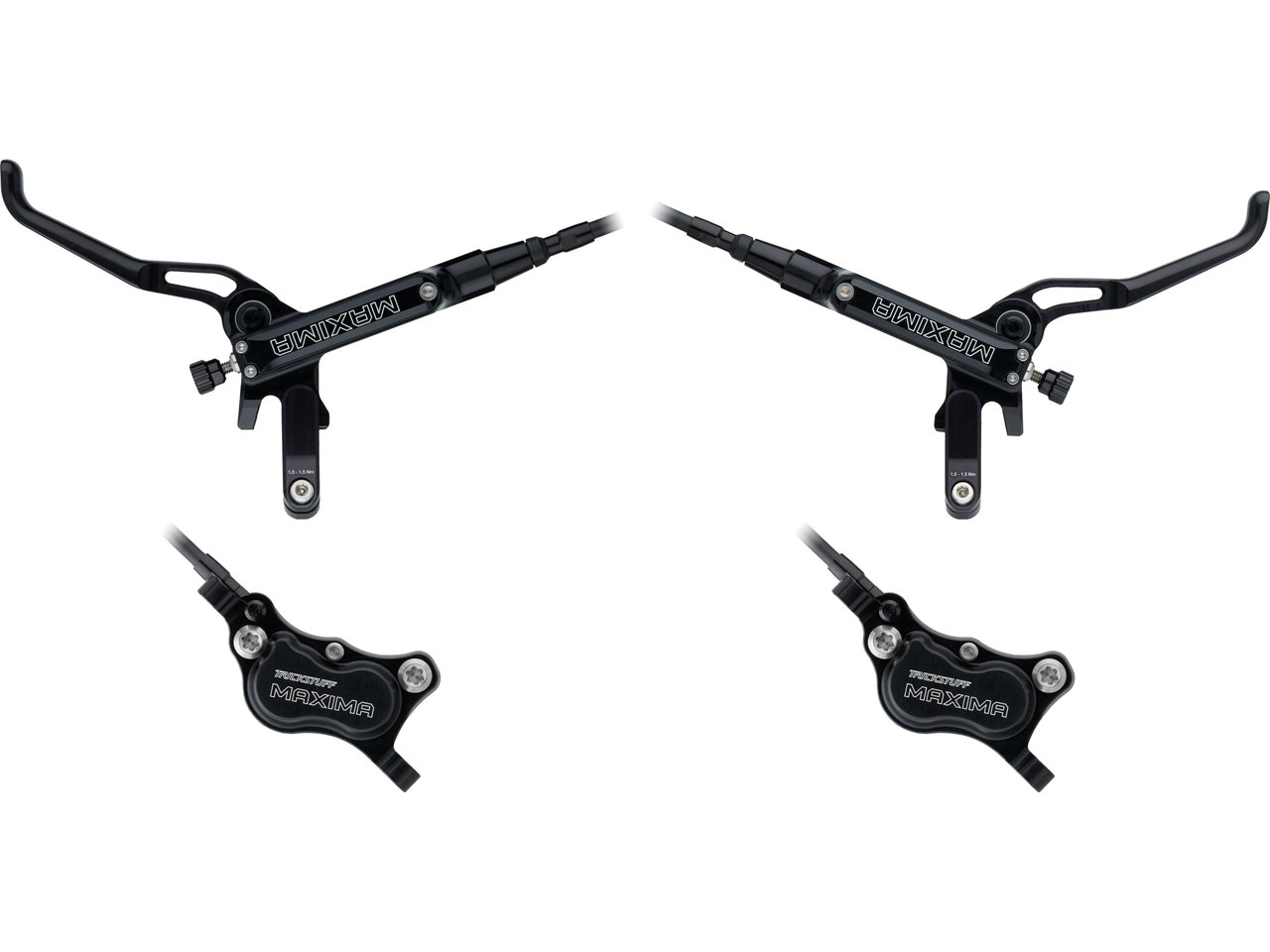 Trickstuff Maxima Black v+h Set Scheibenbremse