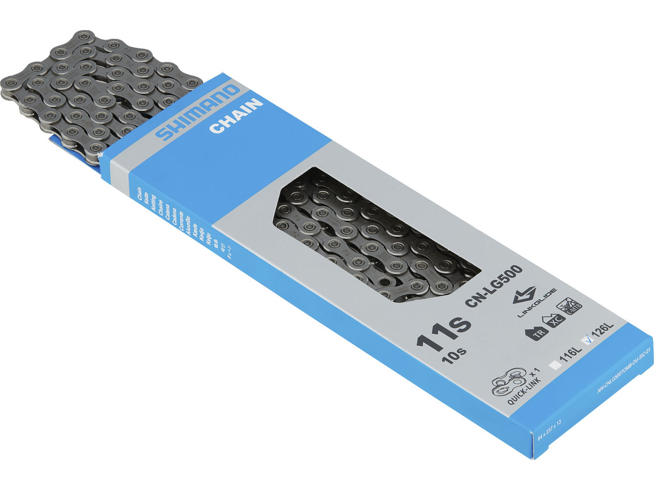 Shimano E-Bike Quick-Link Kette CN-LG500 Linkglide 9-/10-/11-fach Shimano E-Bike Quick-Link Kette CN-LG500 Linkglide 9-/10-/11-fach