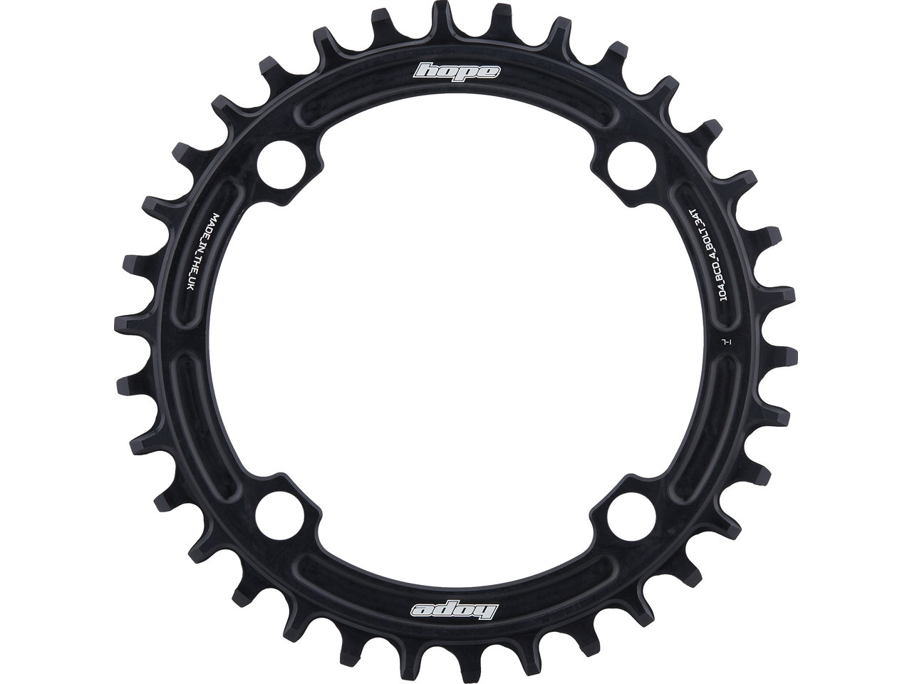 Hope R22 Kettenblatt 4-Arm 104 mm Lochkreis Hope R22 Kettenblatt 4-Arm 104 mm Lochkreis