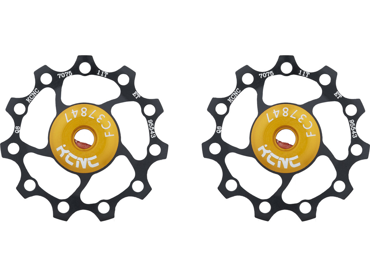 KCNC Jockey Wheel Alu Schalträdchen - 1 Paar