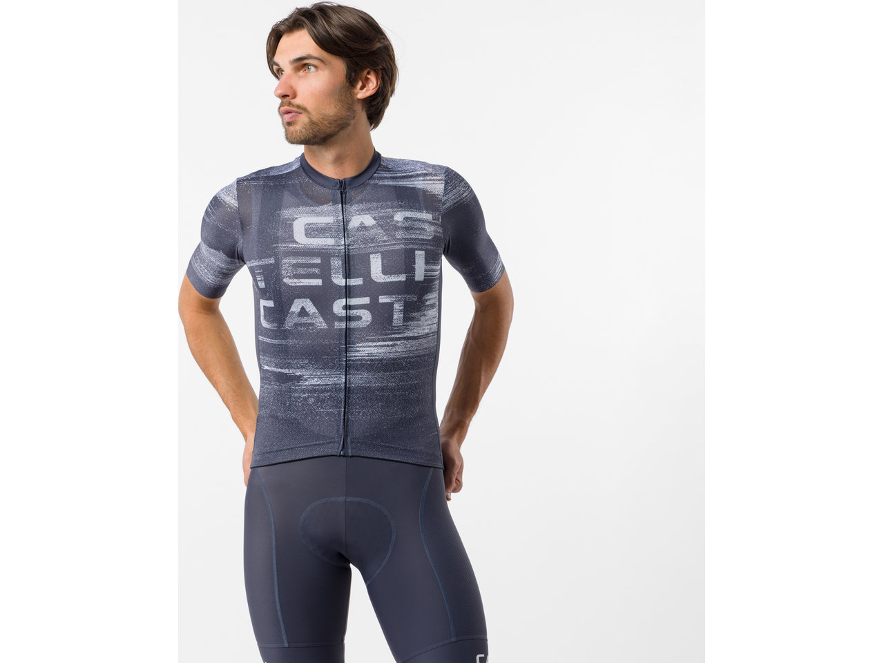 Castelli Stratus Logo S/S Trikot